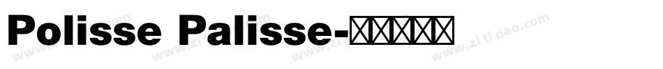 Polisse Palisse字体转换